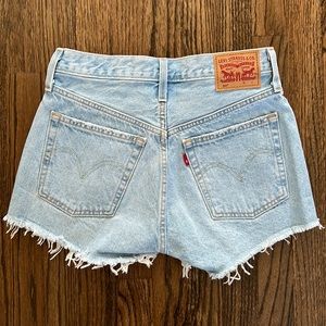 Levi’s cutoff denim shorts